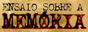 Logo do espetáculo Ensaio sobre a memória