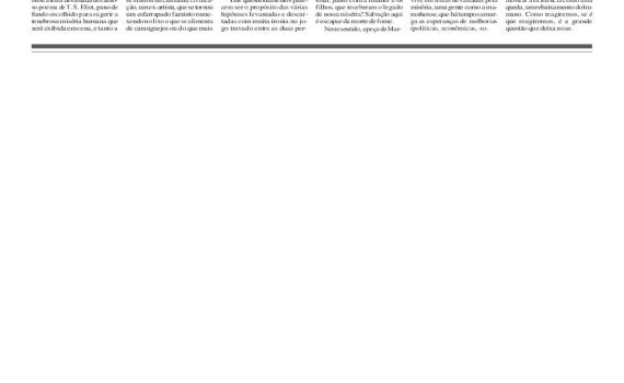 A metáfora da contemporaneidade, crítica de Sandro Fortes.